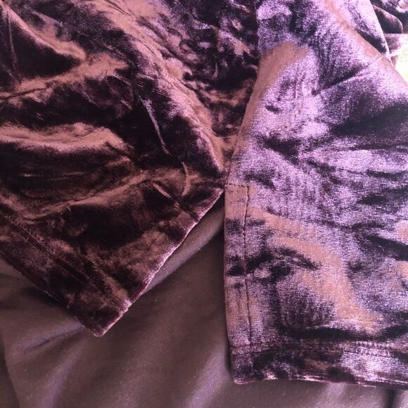 Chico’s Velvet Crushed Short Sleeve Top Size 3 - Picture 4 of 9